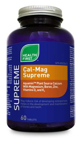 Cal-Mag Supreme - 60tabs - Health First - Health & Body Nutrition 