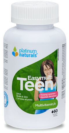 Easymulti Teen Young Women - 60gels - Platinum Naturals - Health & Body Nutrition 