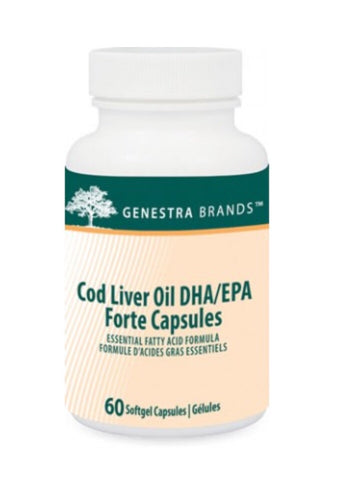 Cod Liver Oil DHA/EPA Forte - 60softgels - Genestra - Health & Body Nutrition 