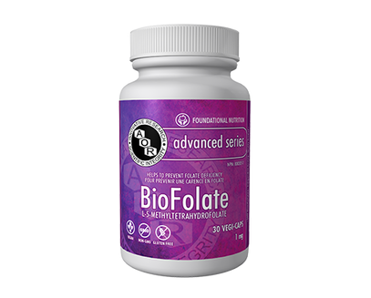 Biofolate - 30vcaps - AOR - Health & Body Nutrition 