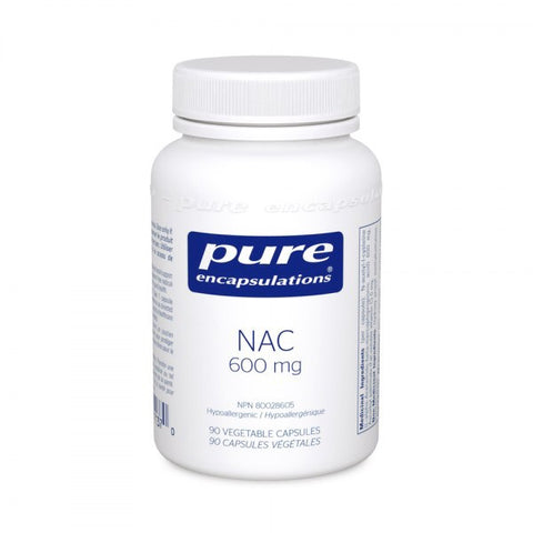 NAC (N-Acetyl-L-Cysteine) 600 MG - 90vcaps - Pure Encapsulations - Health & Body Nutrition 