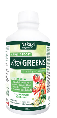 Vital Greens - 500ml - Naka - Health & Body Nutrition 