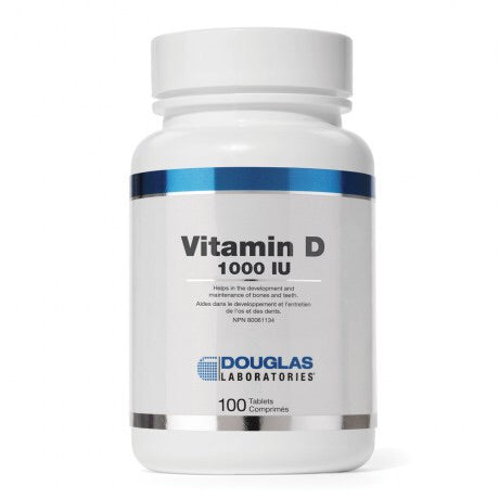 Vitamin D 1000IU - 100tabs - Douglas Labratories - Health & Body Nutrition 