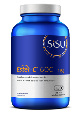 Ester- C 600mg - 120vcaps - Sisu - Health & Body Nutrition 