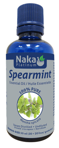 Spearmint Essential Oil - 50ml - Naka - Health & Body Nutrition 