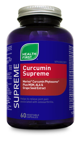 Curcumin Supreme - 120vcaps - Health First - Health & Body Nutrition 