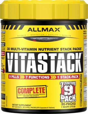Vitastack Multivitamin Pack - 30Packs- Allmax Nutrition - Health & Body Nutrition 