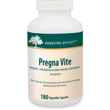 Pregna Vite Prenatal Vitamin - 180vcaps - Genestra - Health & Body Nutrition 