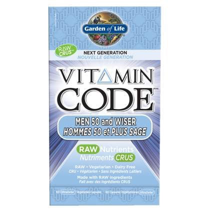 Vitamin Code Men 50+ - 60vcaps - Garden Of Life - Health & Body Nutrition 