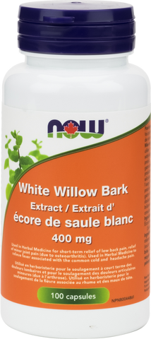 White Willow Bark - 100caps - Now - Health & Body Nutrition 