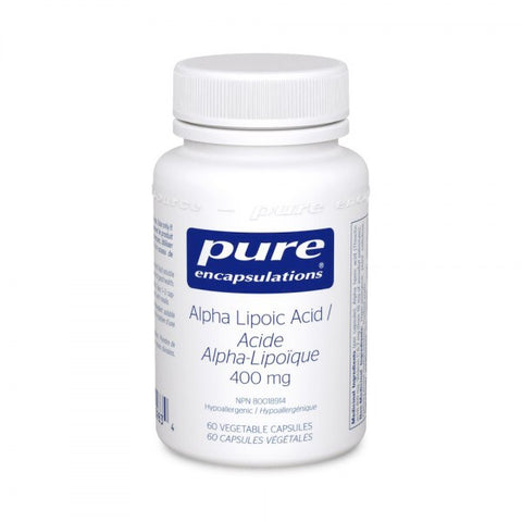 Alpha Lipoic Acid 400 mg - 60vcaps - Pure Encapsulations - Health & Body Nutrition 