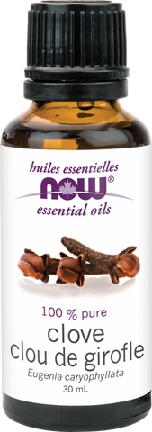 Clove Essential Oil - 30ml - Now - Health & Body Nutrition 
