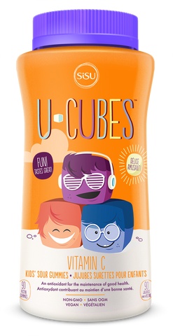 U-Cubes Vitamin C - 90gummies - Sisu - Health & Body Nutrition 