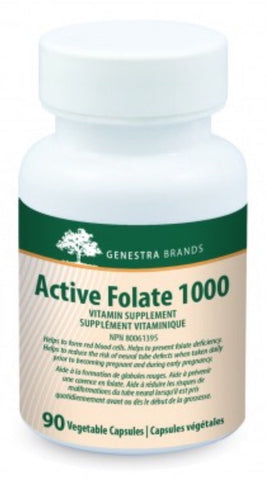 Active Folate 1000 - 90caps - Genestra - Health & Body Nutrition 