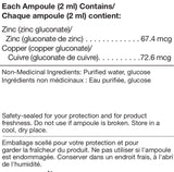 Gammadyn Zn-Cu - 30 Ampoules - Unda - Health & Body Nutrition 