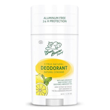 Natural Deodorant Stick - Citrus - 50g - Green Beaver - Health & Body Nutrition 