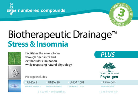 Biotherapeutic Drainage Stress & Insomnia Support - Unda - Health & Body Nutrition 