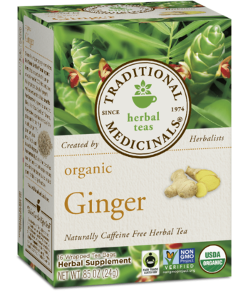 Organic Ginger Tea - 20bags - Traditional Medicinals - Health & Body Nutrition 