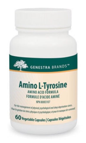 Amino L-Tyrosine - 60vcaps - Genstra - Health & Body Nutrition 