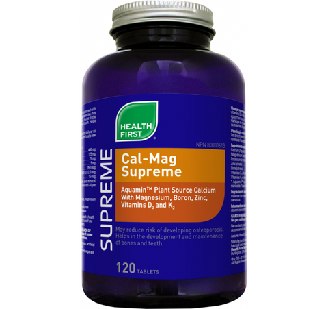 Cal-Mag Supreme - 120tabs - Health First - Health & Body Nutrition 