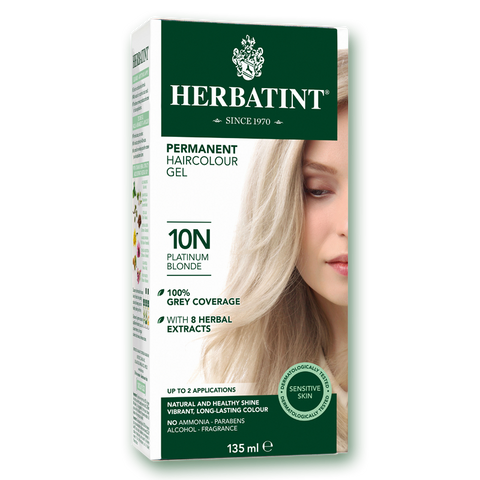 Herbatint Colour - 10N Platinum Blonde - 135mL - A.Vogel - Health & Body Nutrition 