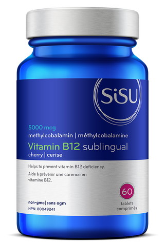 Vitamin B12 5000mcg - 60tabs - Sisu - Health & Body Nutrition 