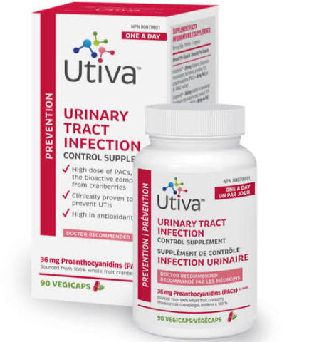 UTI Control - 90caps - Utiva Health - Health & Body Nutrition 