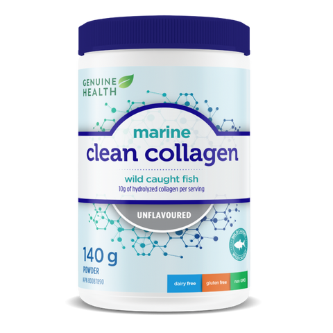 Clean Collagen - Marine Unflavoured 140g - Genuine Health - Health & Body Nutrition 