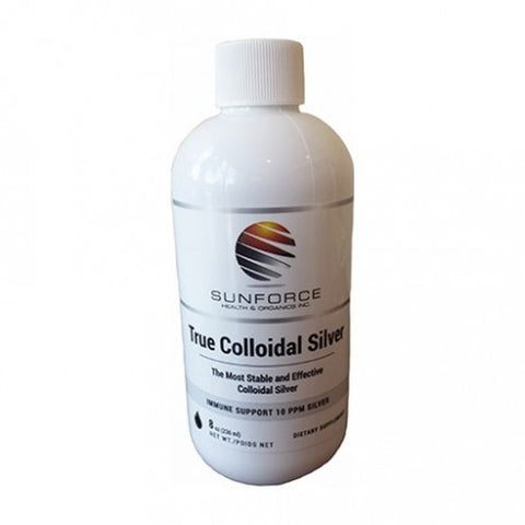 True Colloidal Silver - 8 oz - 236ml - Sun force - Health & Body Nutrition 
