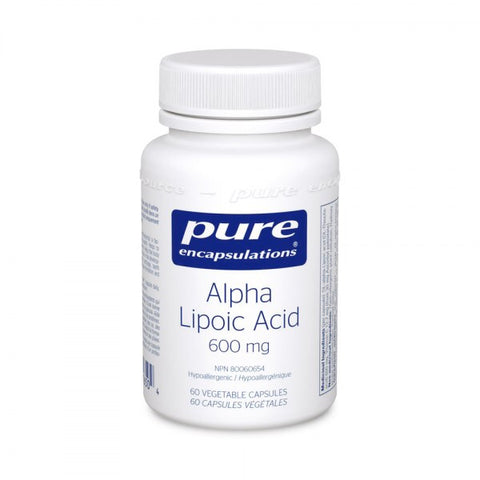 Alpha Lipoic Acid 600 mg - 60vcaps - Pure Encapsulations - Health & Body Nutrition 