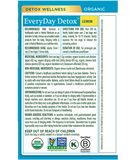 Organic EveryDay Detox Lemon Tea - 16bags - Traditional Medicinals - Health & Body Nutrition 