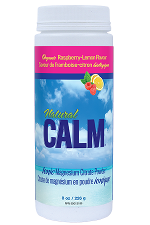 Ionic Magnesium Citrate Powder - 226g - Organic Raspberry-Lemon - Natural Calm - Health & Body Nutrition 
