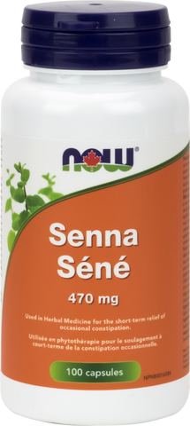 Senna - 470mg - 100caps - Now - Health & Body Nutrition 