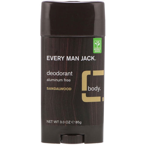 Deodorant - Sandalwood - 85g - Every Man Jack - Health & Body Nutrition 