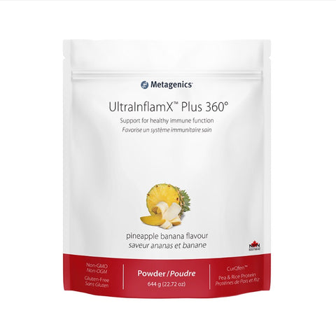 UltraInflamX Plus 360° - Pineapple Banana Flavour 644g - Metagenics - Health & Body Nutrition 