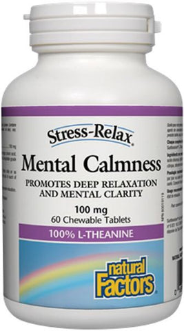 Stress-Relax® Mental Calmness 100 mg - 60tabs - Natural factors - Health & Body Nutrition 