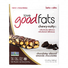 Suzie’s Good Fats - Chocolatey Almond - Box of 12 Bars - Health & Body Nutrition 