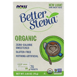 Better Stevia Organic - 75packets - Now - Health & Body Nutrition 