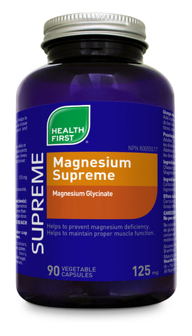 Magnesium Supreme - 90vcaps - Health First - Health & Body Nutrition 