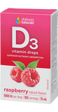 D3 Vitamin Drops - 1000IU - 365 Servings - Raspberry - Platinum Naturals - Health & Body Nutrition 