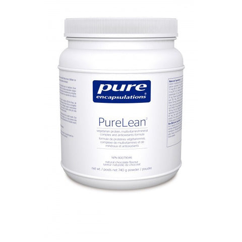 PureLean Chocolate Flavour - 740g - Pure Encapsulations - Health & Body Nutrition 