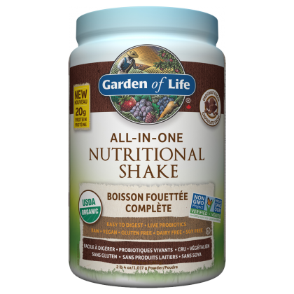 Raw Organic All-In-One Shake - 1017g - Garden Of Life - Health & Body Nutrition 
