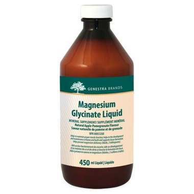 Magnesium Glycinate Liquid - 450ml - Genestra - Health & Body Nutrition 