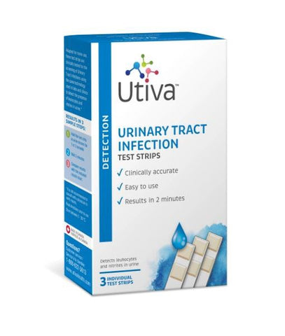 UTI Test Strips - 3 Units - Utiva Health - Health & Body Nutrition 
