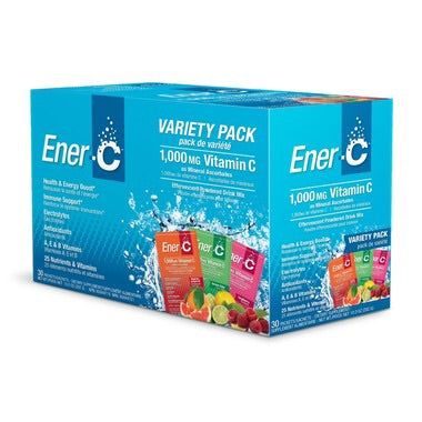 Multivitamin Drink Mix - Variety Pack - 30packs - Ener-C - Health & Body Nutrition 
