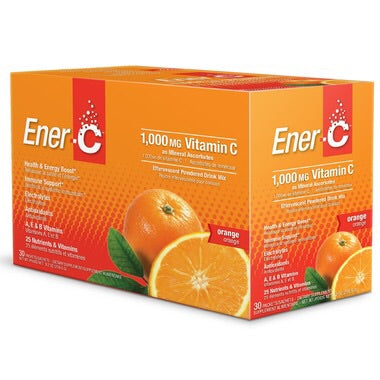 Multivitamin Drink Mix - Orange Flavour - 30packs - Ener-C - Health & Body Nutrition 