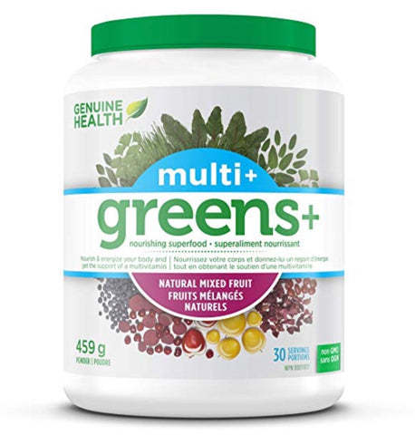 Greens+ Multi+ Natural Mixed Fruit - 459g - Genuine Health - Health & Body Nutrition 