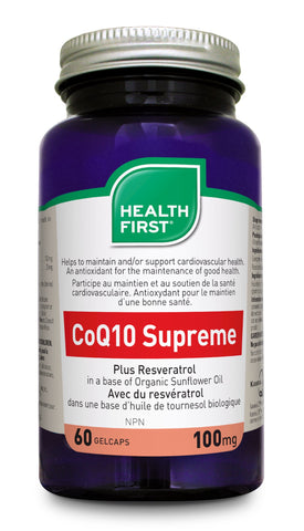 CoQ10 Supreme 100mg - 120caps - Health First - Health & Body Nutrition 
