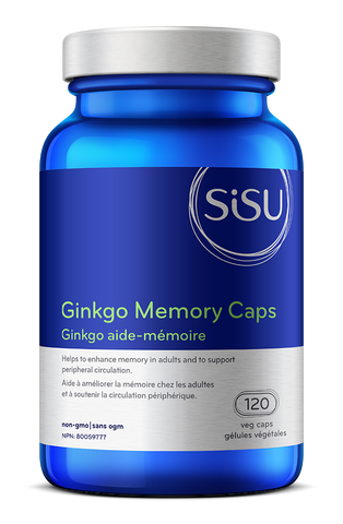 Ginkgo Memory Caps - 120vcaps - Sisu - Health & Body Nutrition 