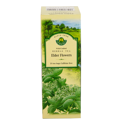 Elder Flowers Herbal Tea - 25bags - Herbaria - Health & Body Nutrition 